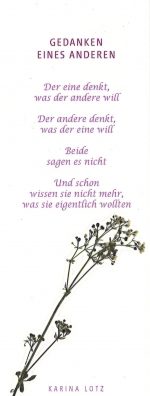 Gedanken eines anderen