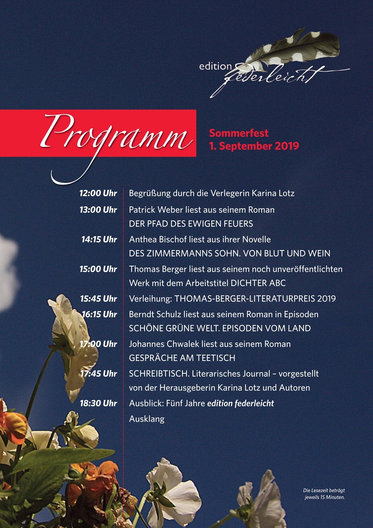 Sommerfest edition federleicht in Lollar