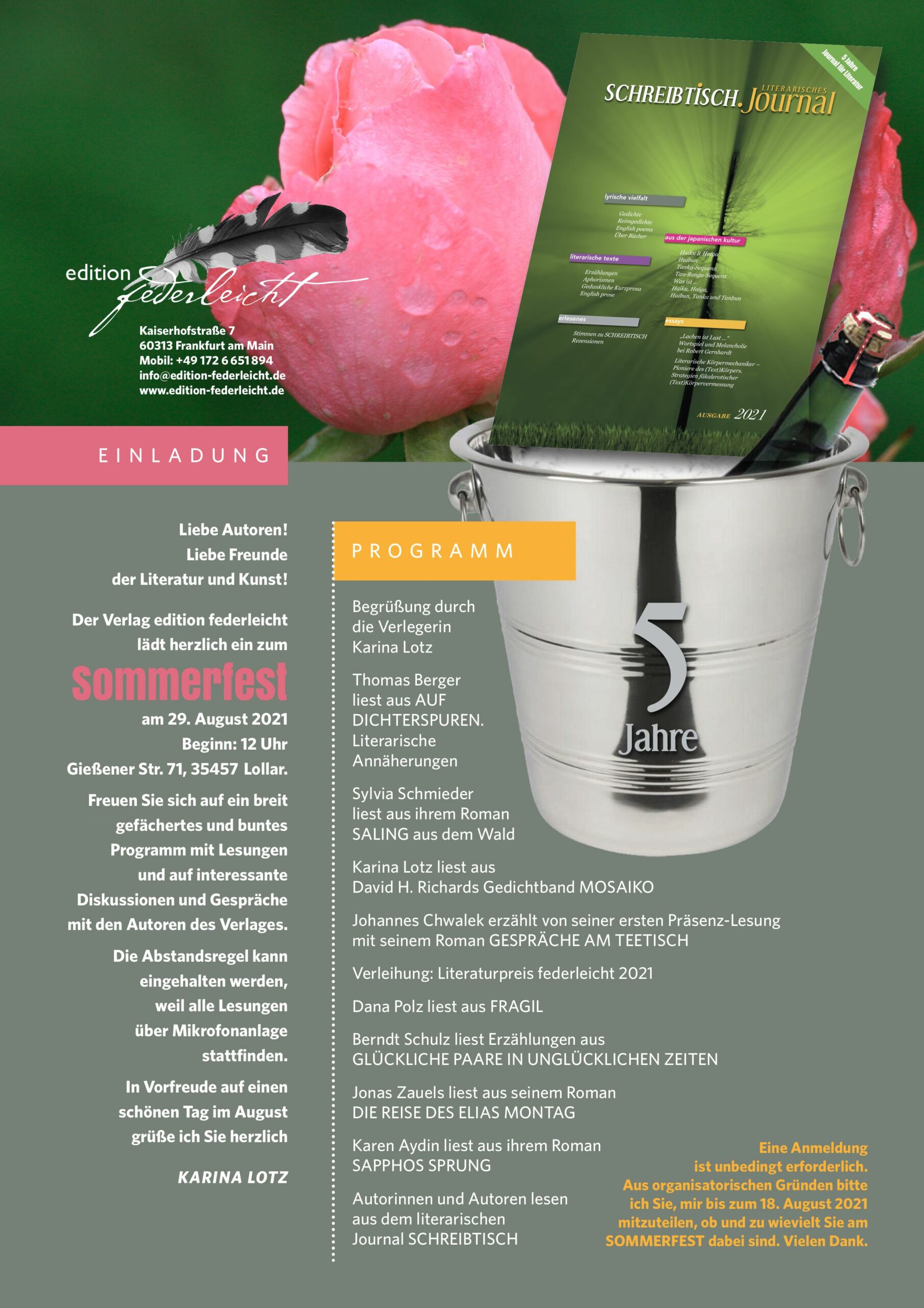 SOMMERFEST der edition federleicht