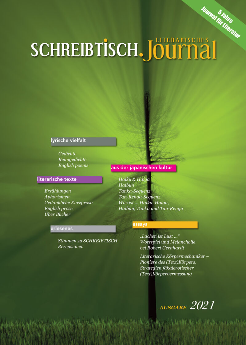 SCHREIBTISCH. Literarisches Journal 2021 - Jubiläumsausgabe